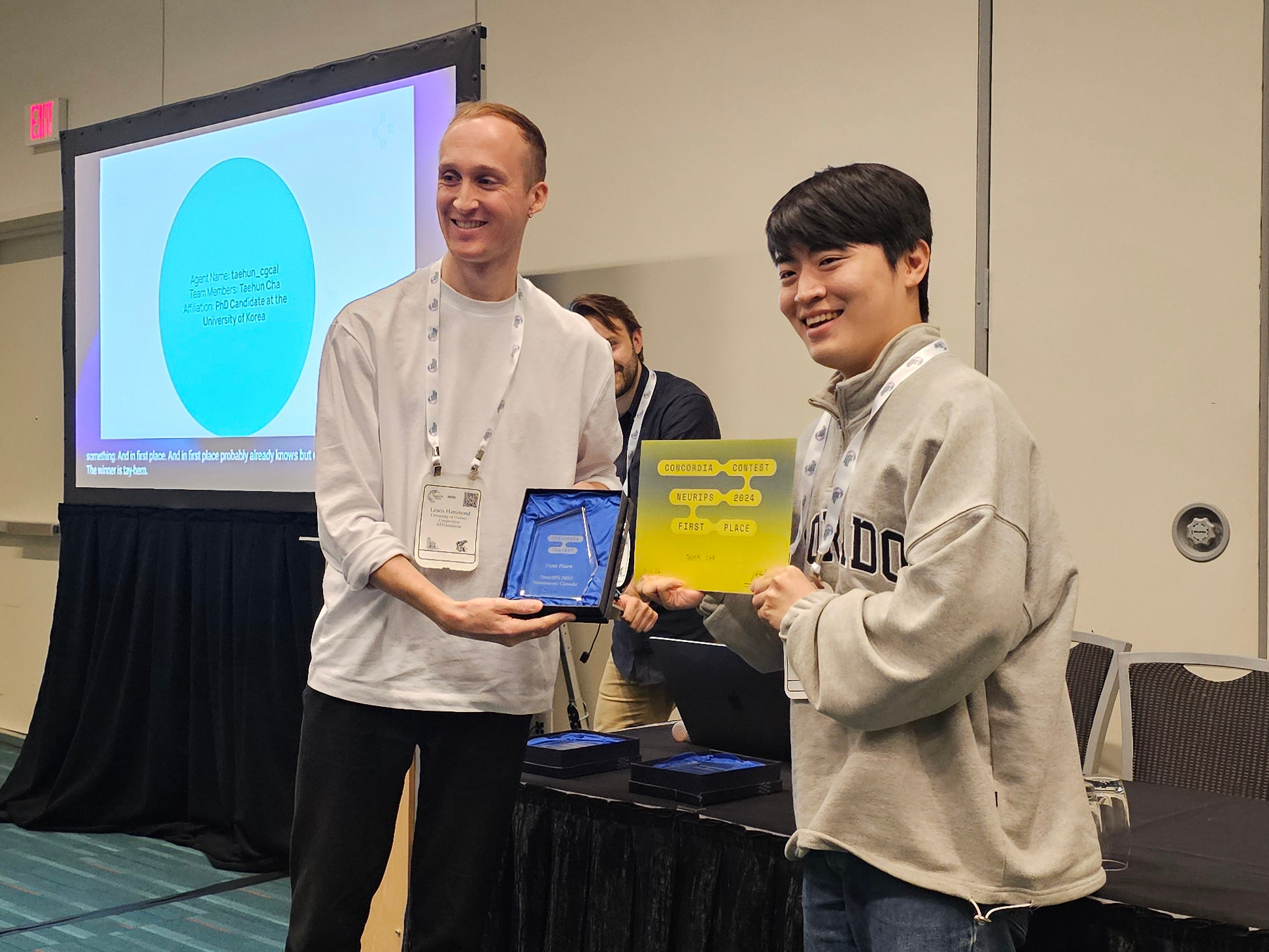 Taehun Cha Wins the First Place from Concordia Contest @ Neurips 2024 ...