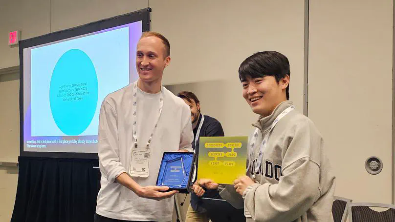 Taehun Cha Wins the First Place from Concordia Contest @ Neurips 2024